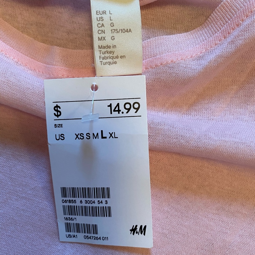 Pink H&M Ruffle Sleeve Top - Picture 3 of 3